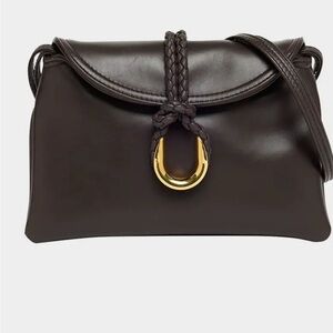 Bottega Veneta Liberta Medium Flap Leather Crossbody shoulder Bag